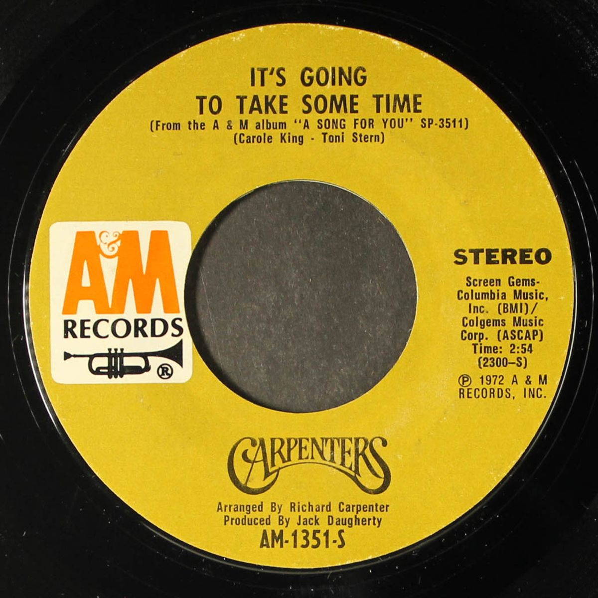 it's going to take some time / flat baroque by CARPENTERS