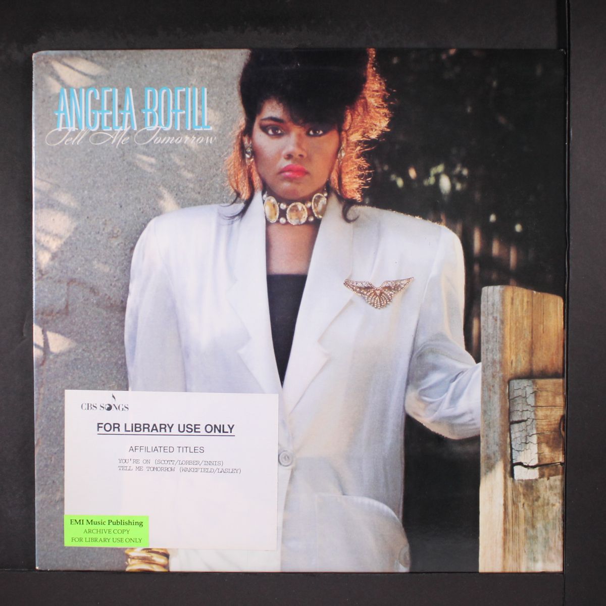 tell me tomorrow by ANGELA BOFILL