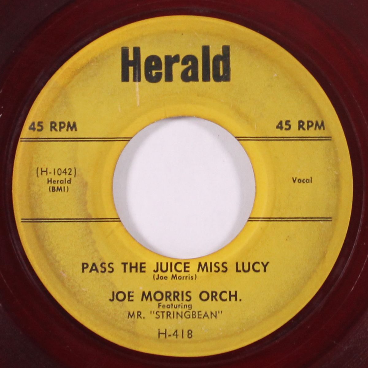 pass the juice miss lucy by JOE MORRIS