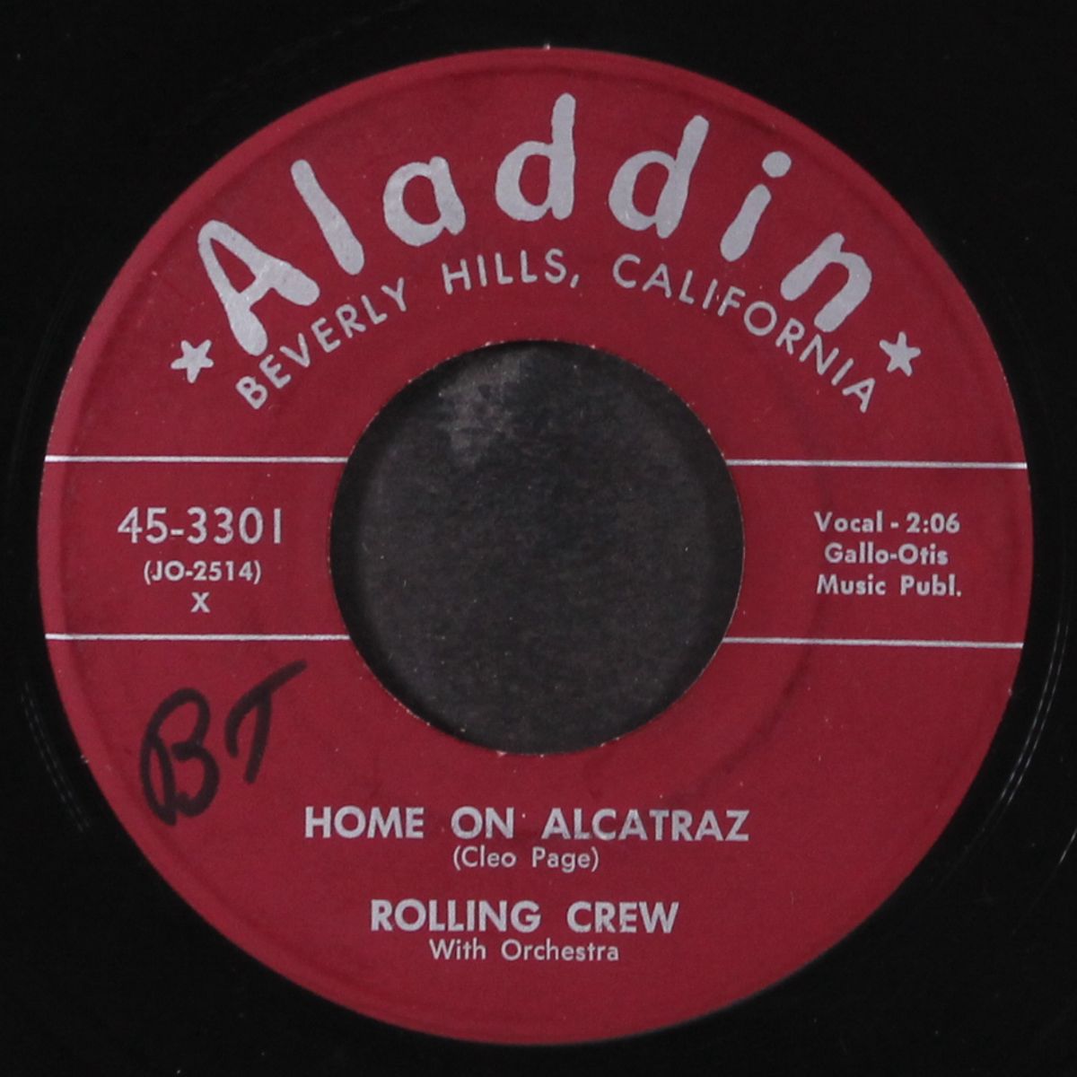 home on alcatraz / cryin' emma by ROLLING CREW