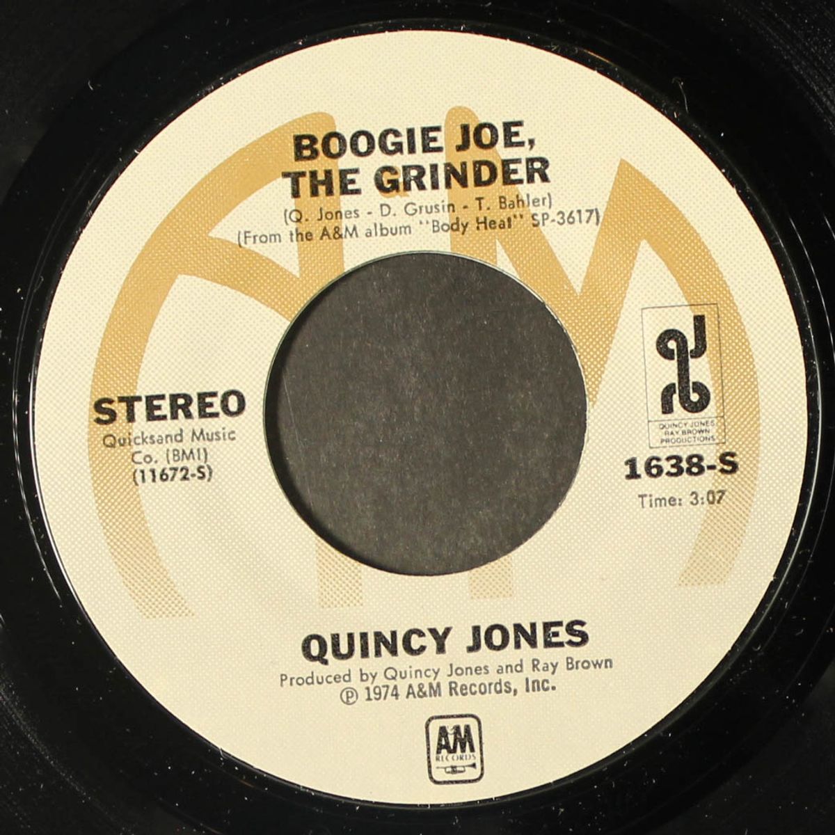 boogie joe, the grinder / soul saga (song of the buffalo soldier) by QUINCY JONES