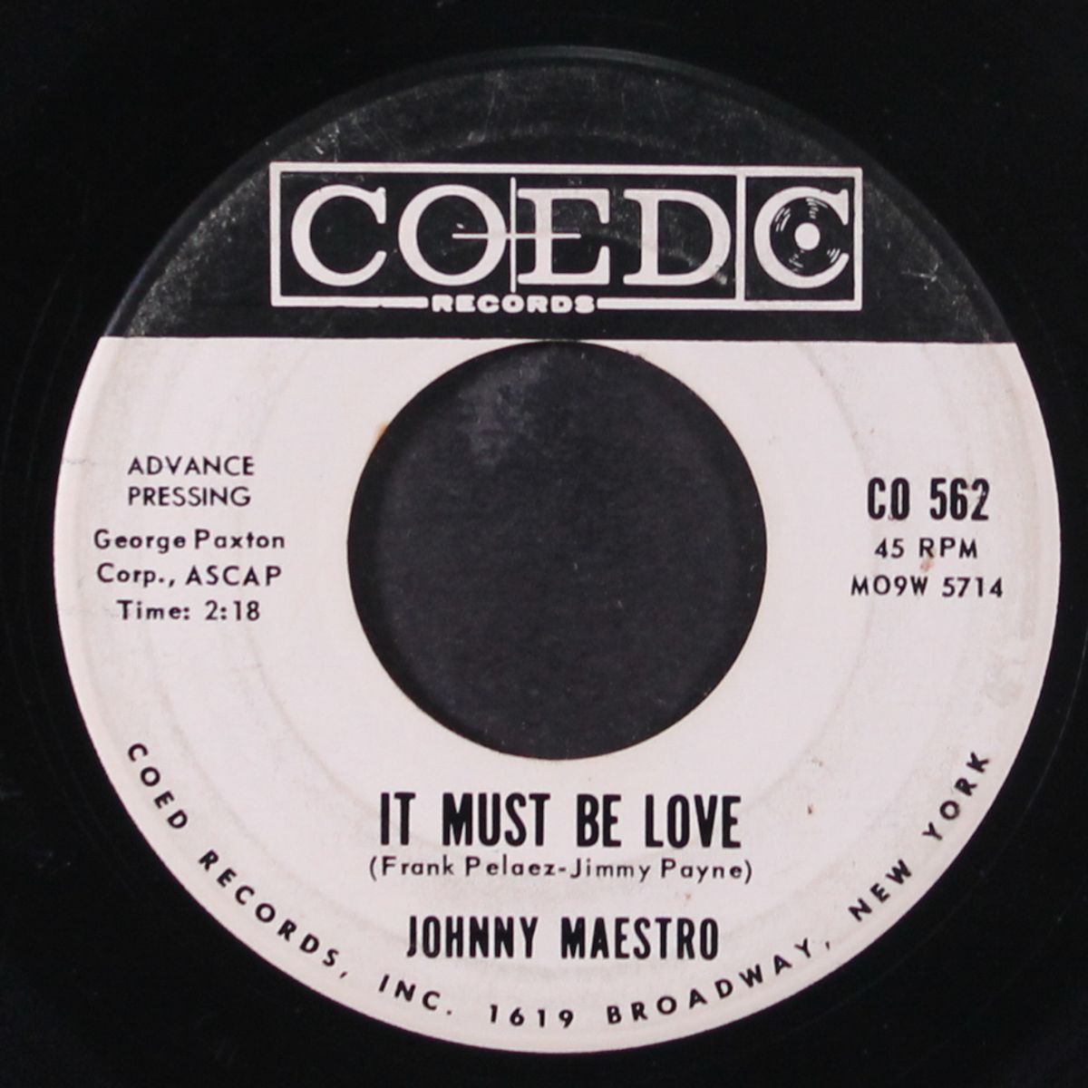 besame baby / it must be love by JOHNNY MAESTRO