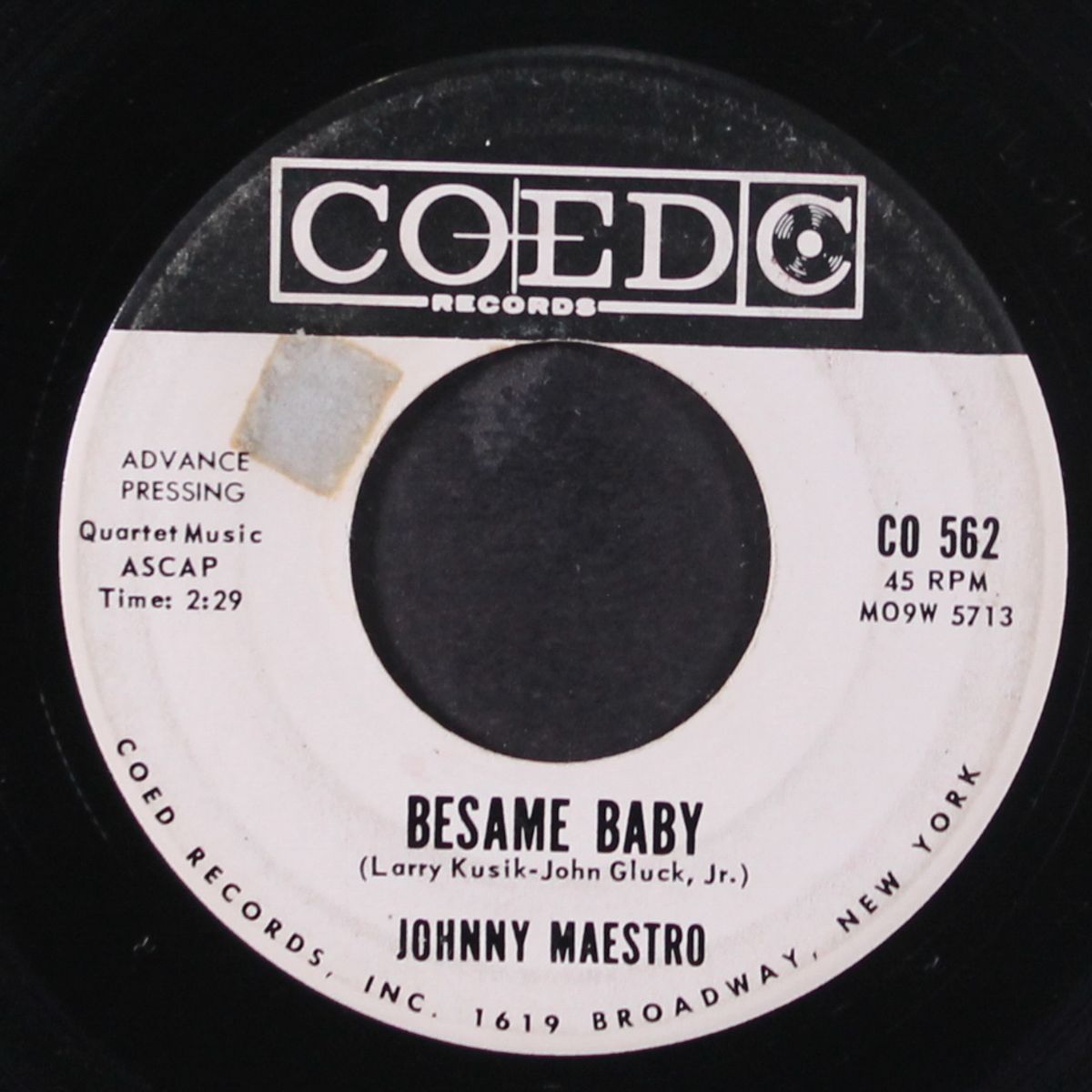 besame baby / it must be love by JOHNNY MAESTRO