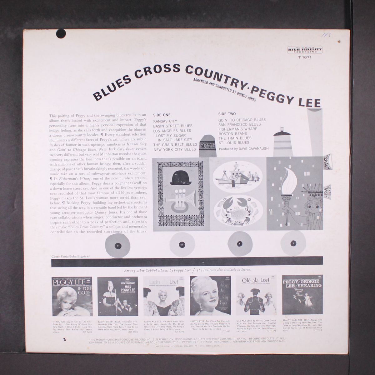 blues cross country by PEGGY LEE
