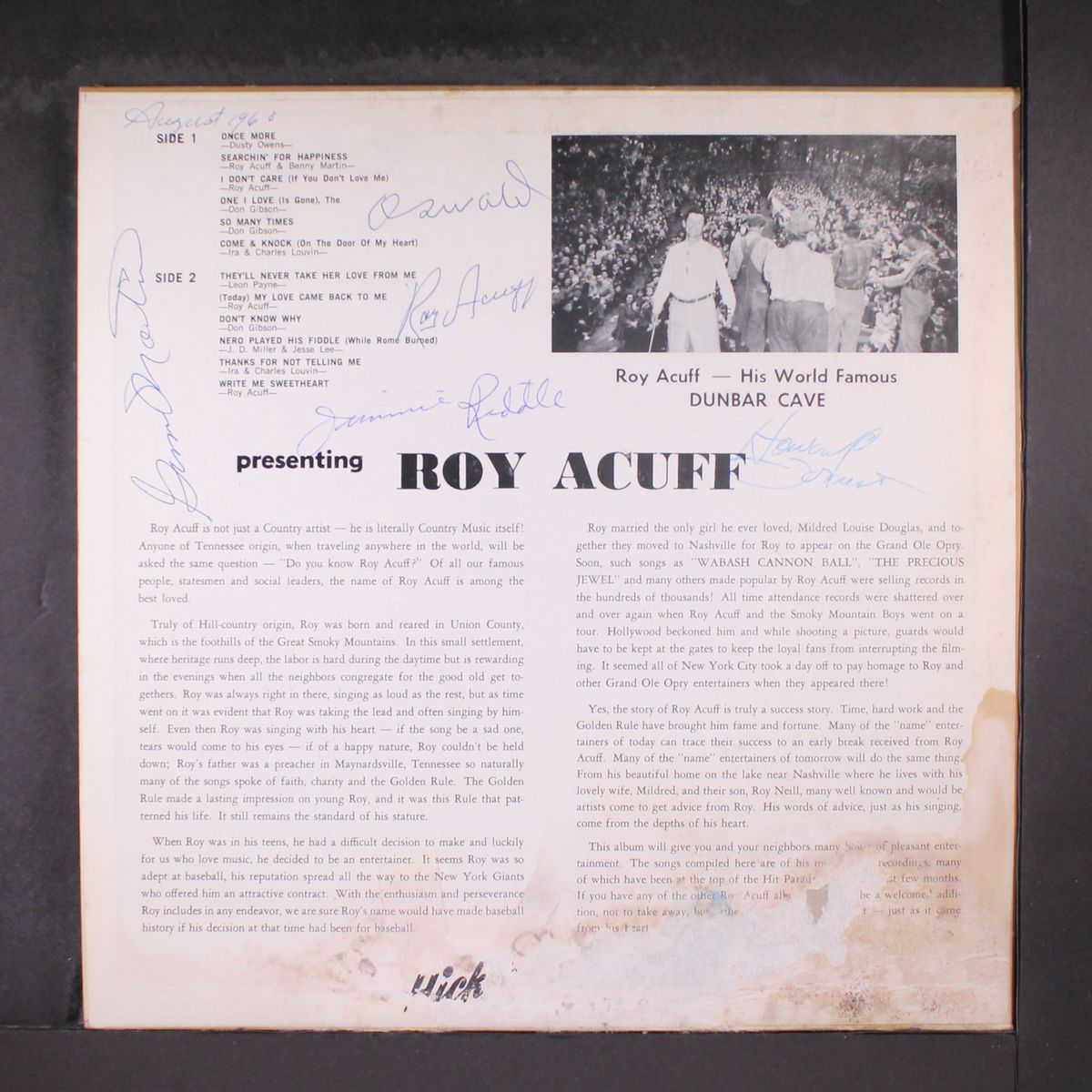 once more it's by ROY ACUFF