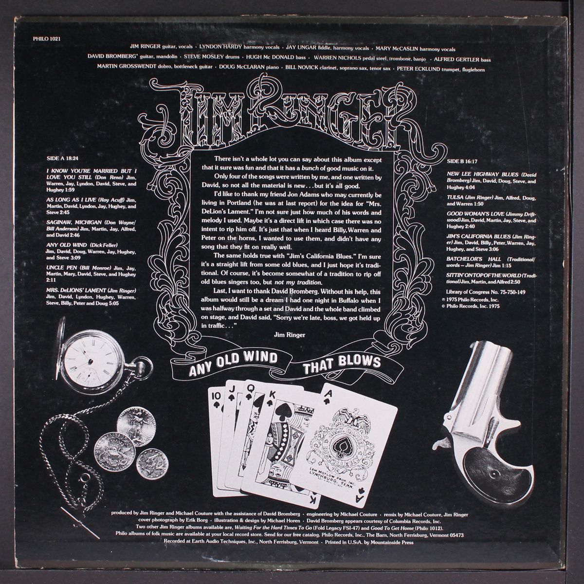 any old wind that blows by JIM RINGER
