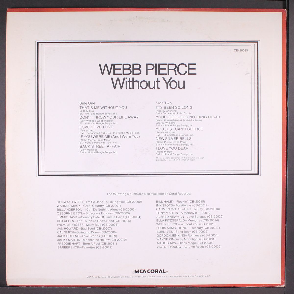 without you by WEBB PIERCE