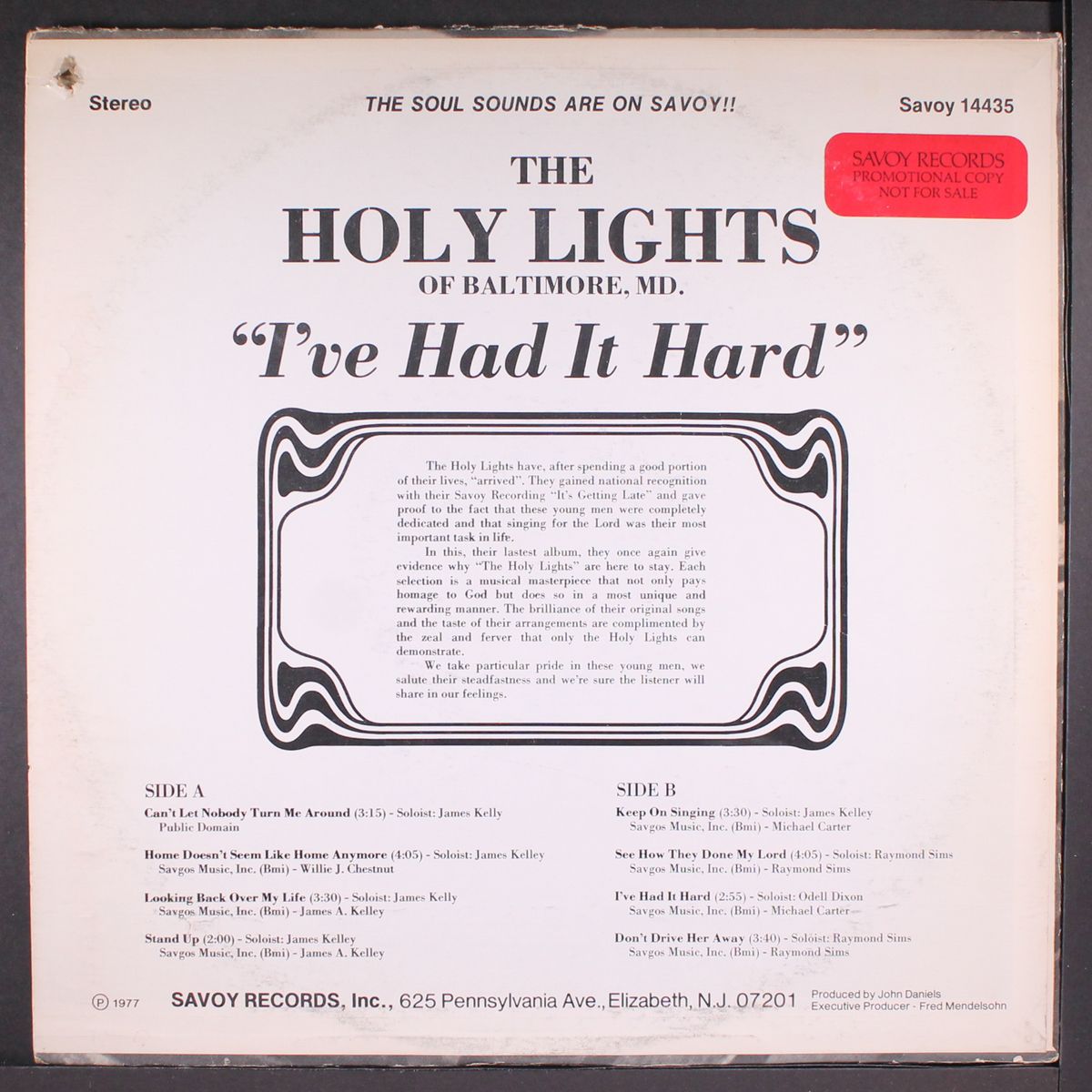 i've had it hard by HOLY LIGHTS