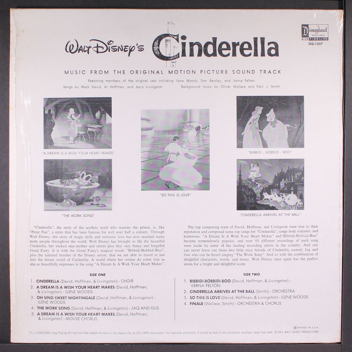 cinderella by ORIGINAL CAST