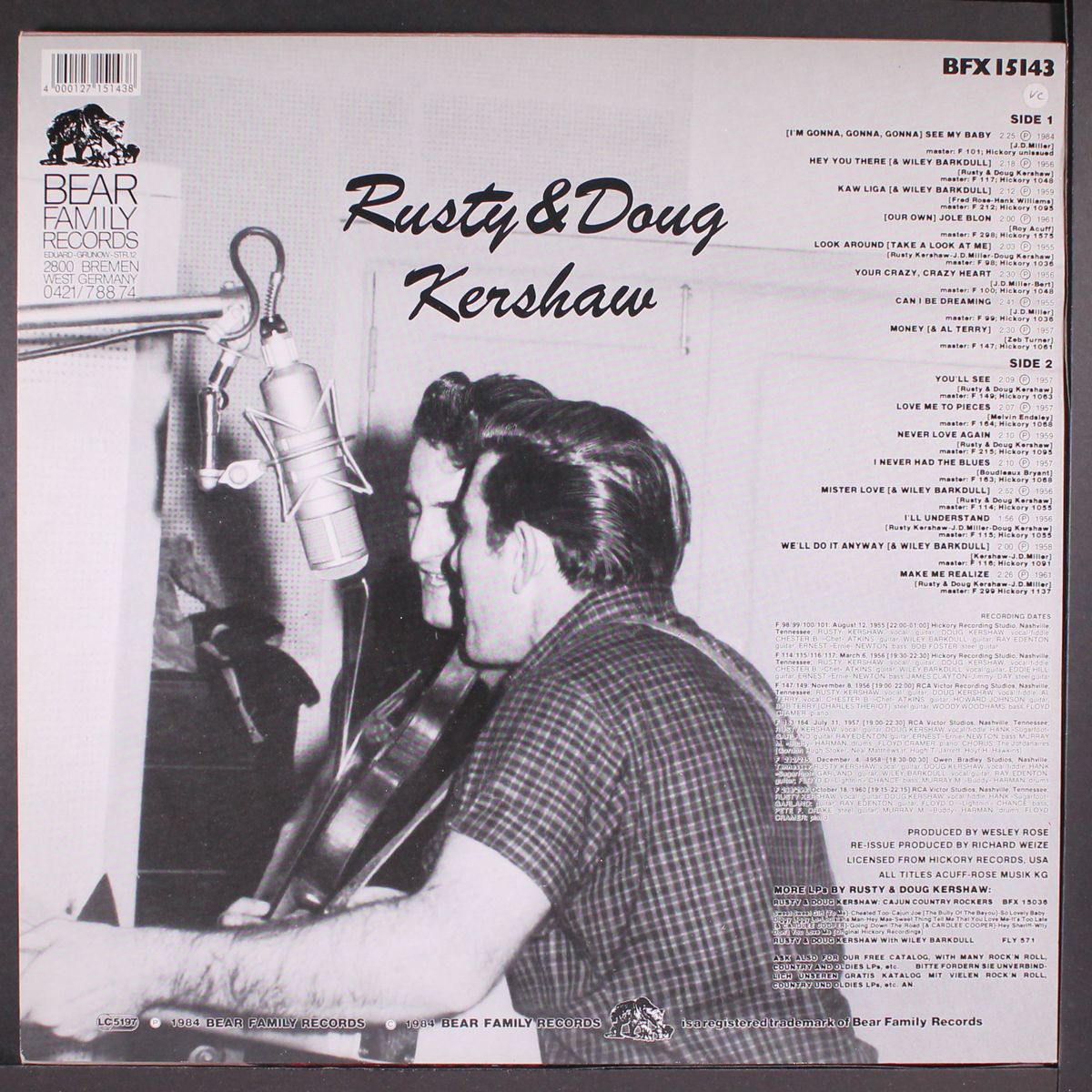more cajun country rock by RUSTY &AMP; DOUG KERSHAW