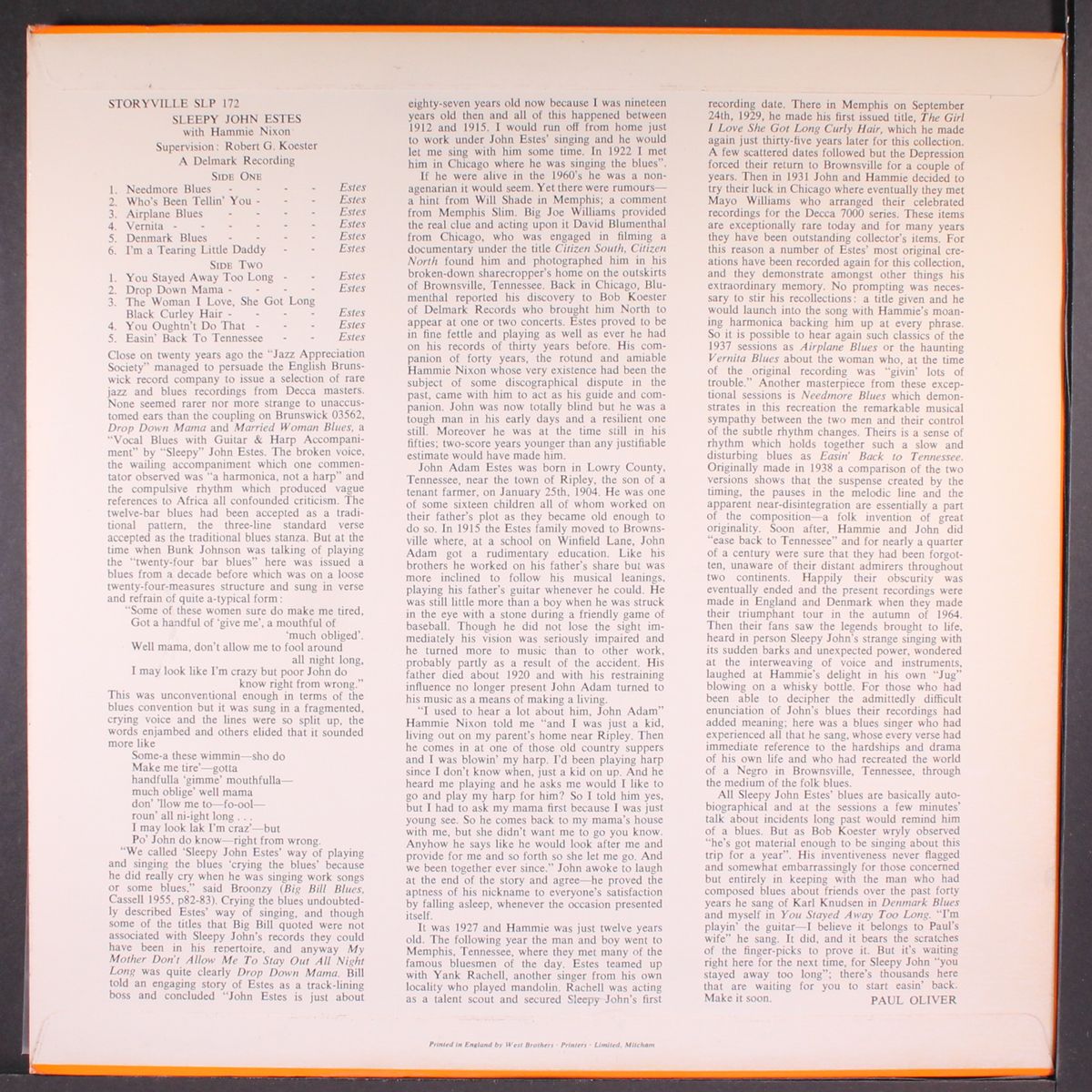 portraits in blues, vol. 10 by SLEEPY JOHN ESTES