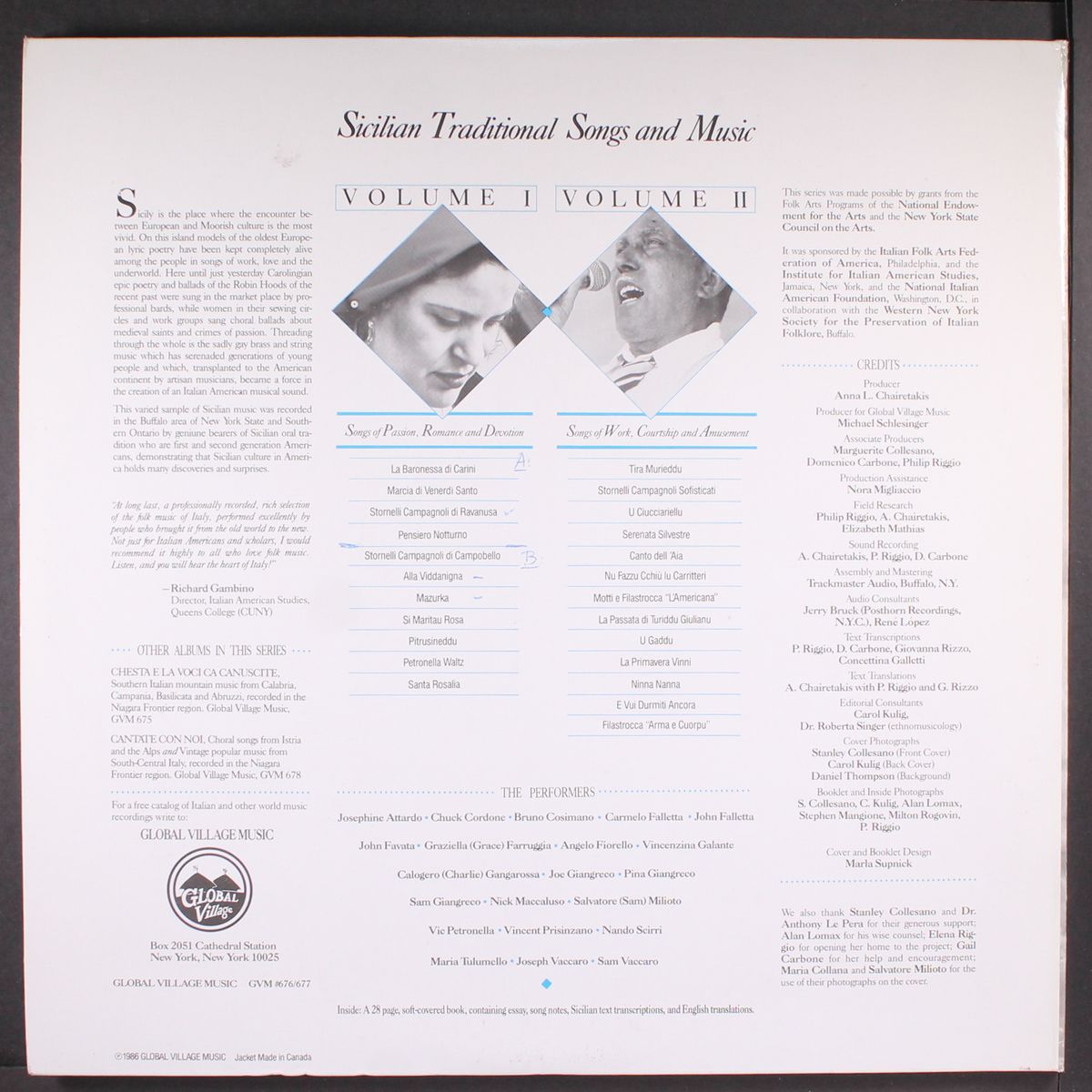 sicilian traditional songs and music by VARIOUS