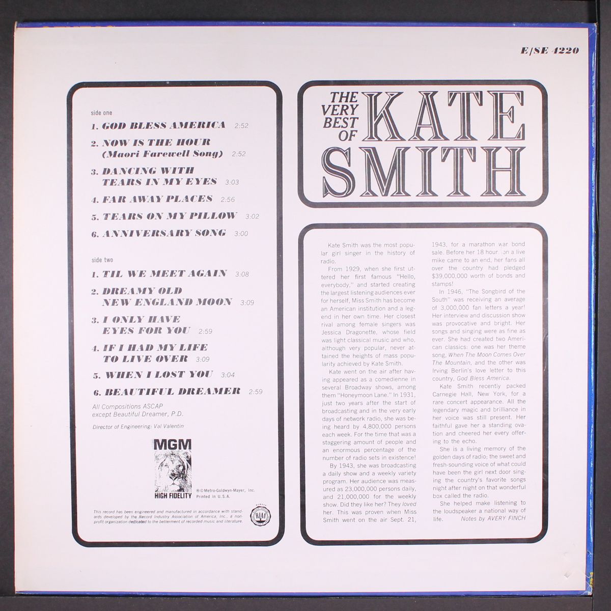 the very best of by KATE SMITH