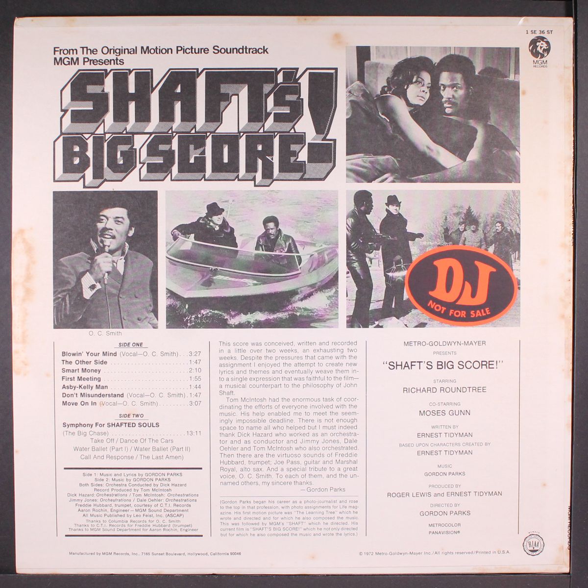 shaft's big score by SOUNDTRACK