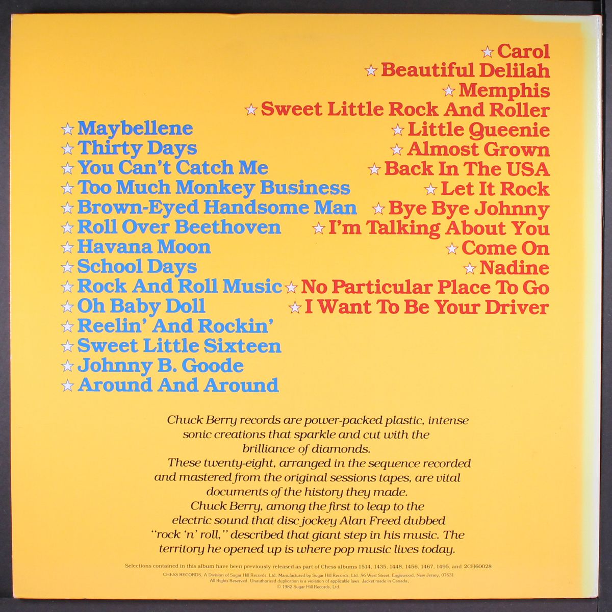 the great twenty-eight by CHUCK BERRY