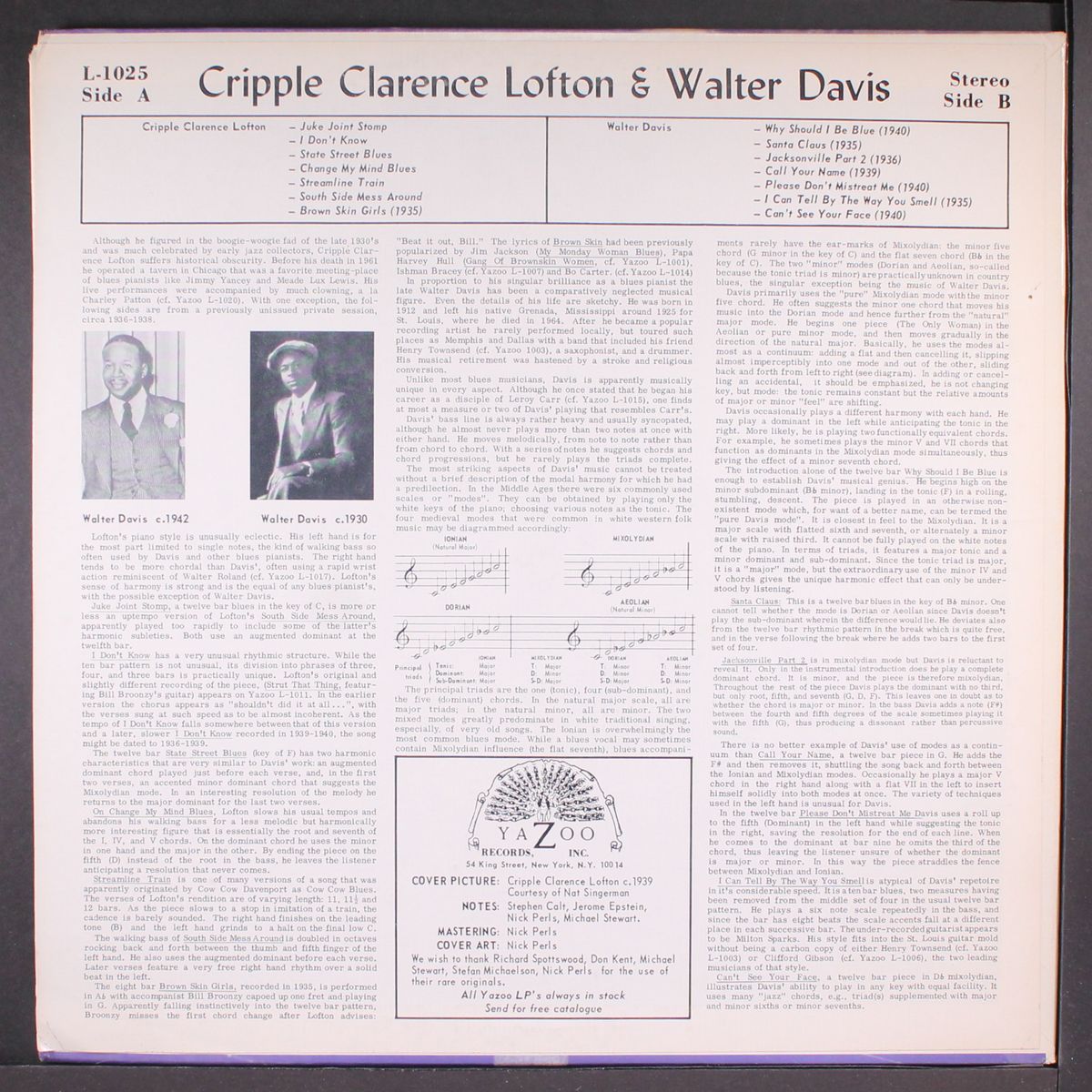 cripple clarence lofton & walter davis by CRIPPLE CLARENCE LOFTON & WALTER DAVIS