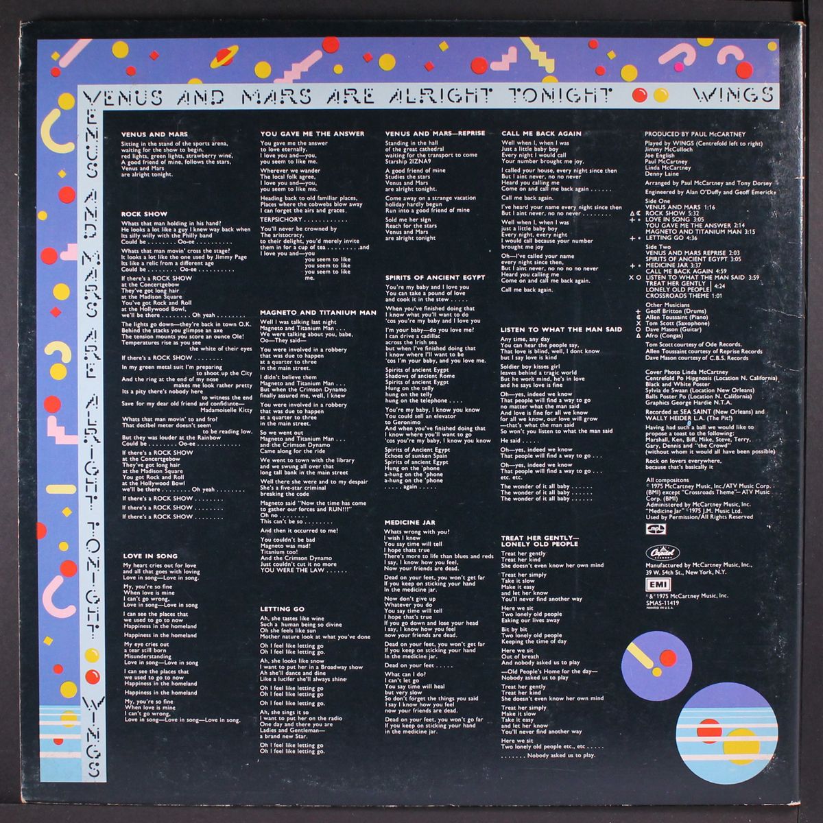 venus and mars by PAUL MCCARTNEY & WINGS