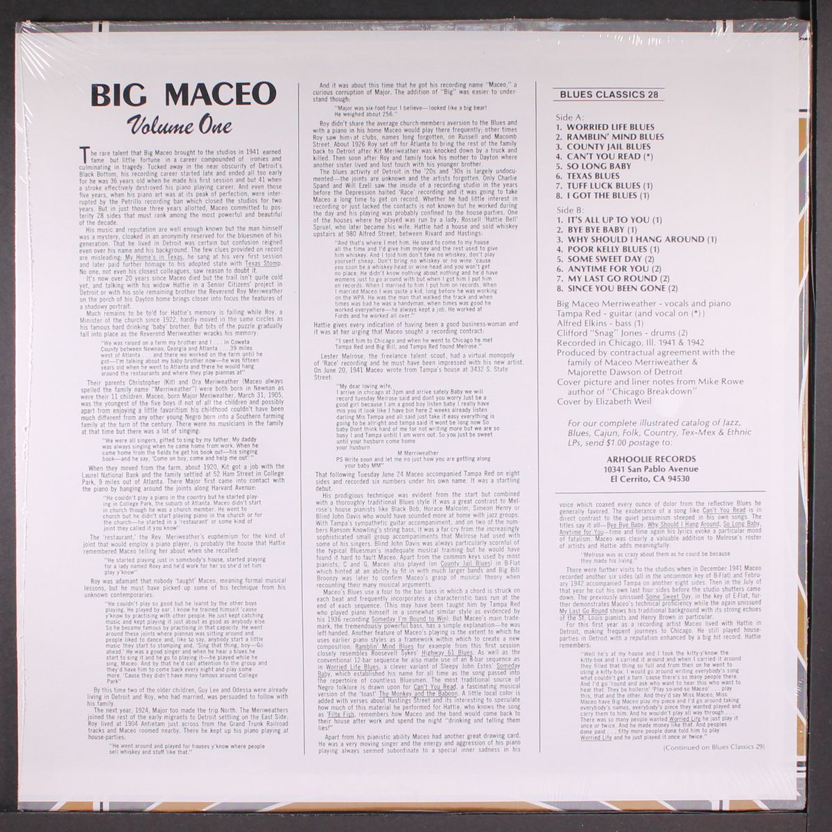 the king of chicago blues piano, vol. 1 by BIG MACEO