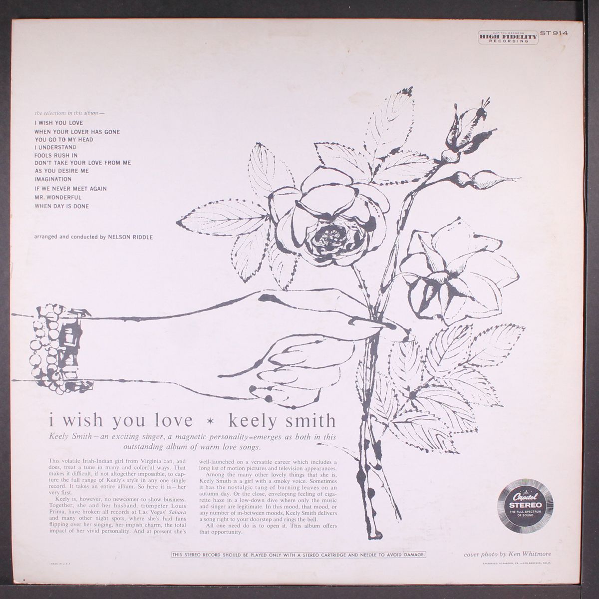 i wish you love by KEELY SMITH