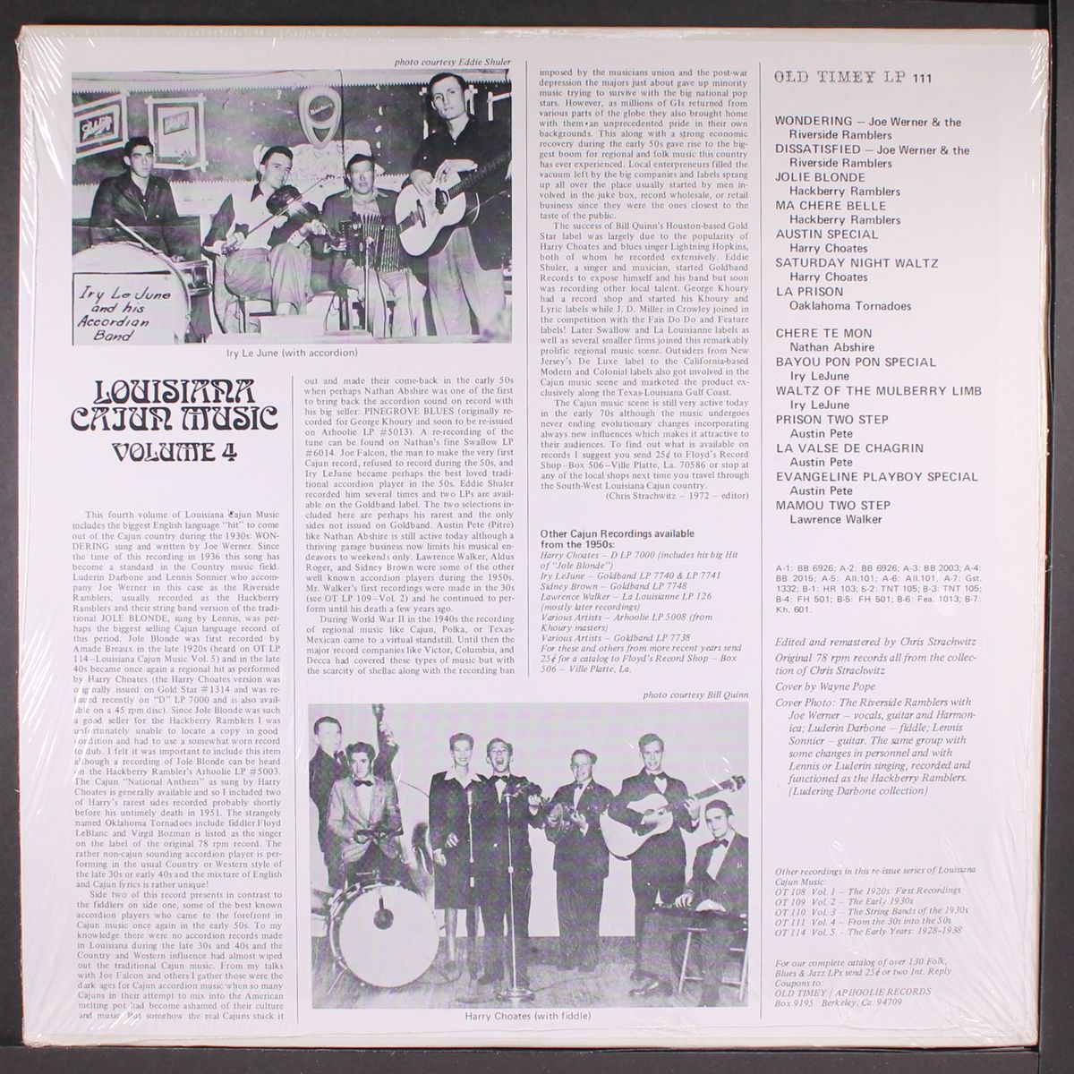 louisiana cajun music, vol. 4 by VARIOUS
