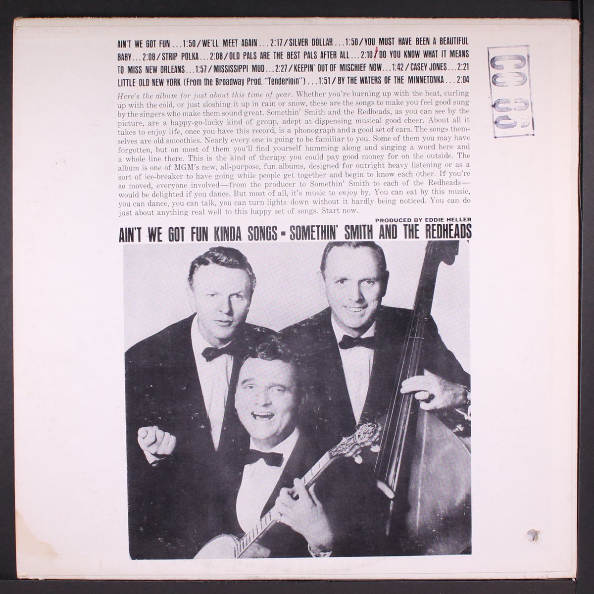 ain't we got fun kinda songs by SOMETHIN' SMITH & REDHEADS