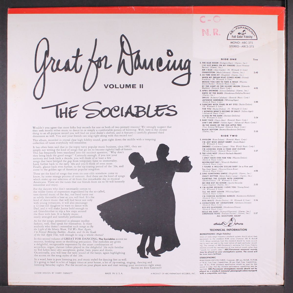 great for dancing-the socialables vol. 2 by VARIOUS