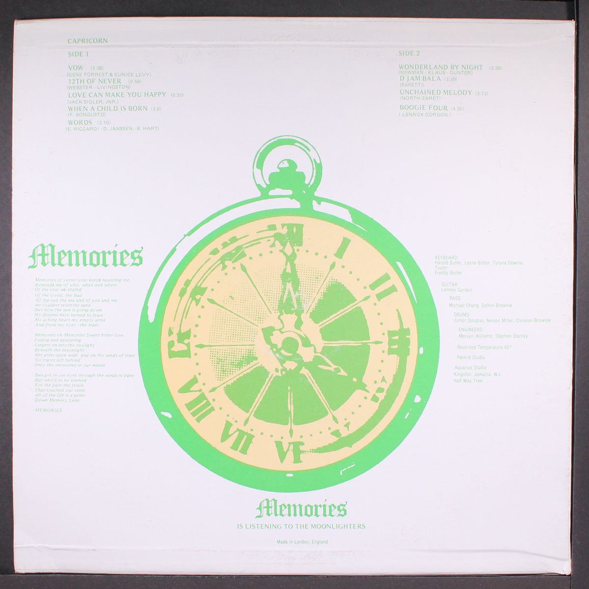 memories, vol. 12 by OSSIE SCOTT / FITTY MARTIN & MOONLIGHTERS