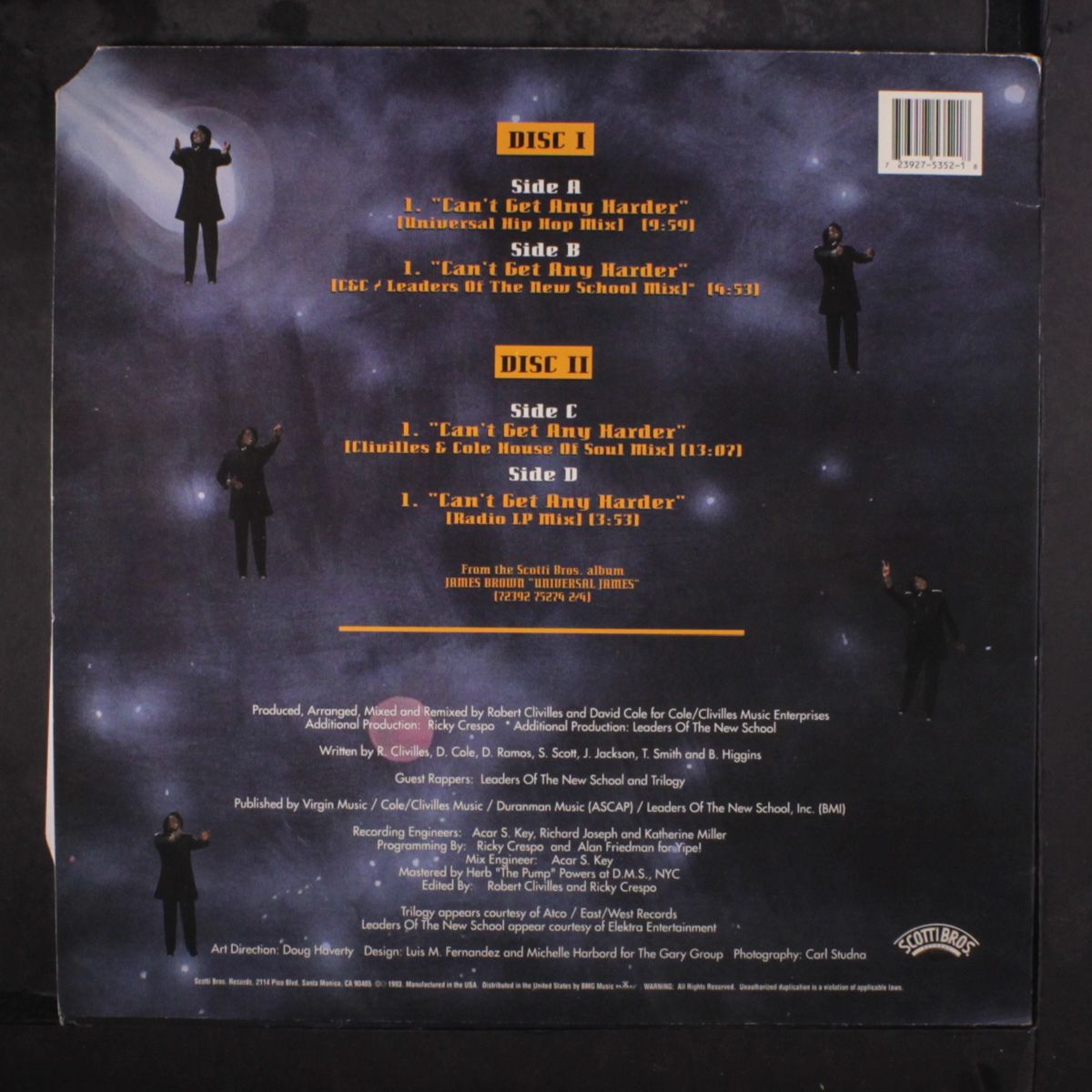 can't get any harder by JAMES BROWN