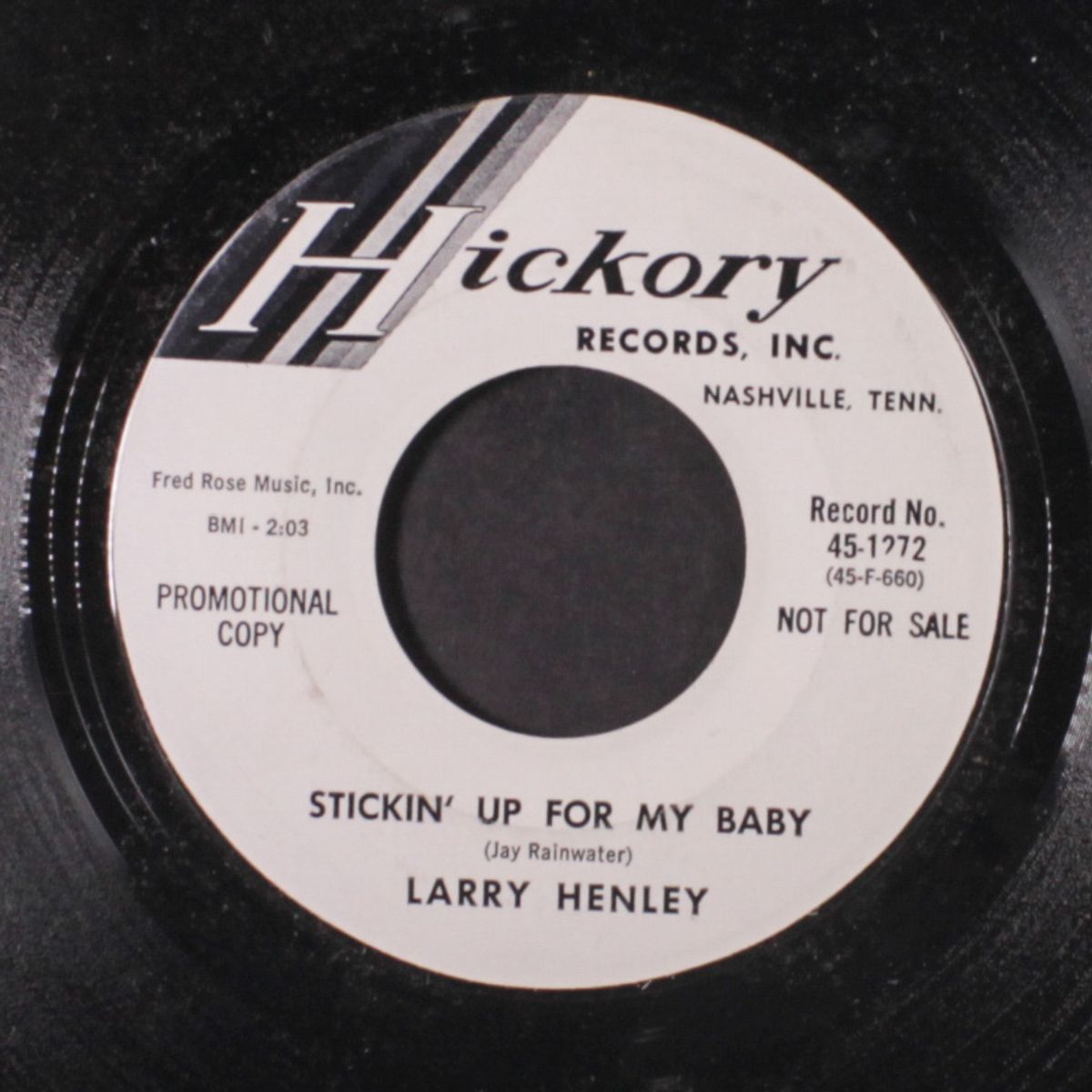 stickin' up for my baby / my reasons for living by LARRY HENLEY