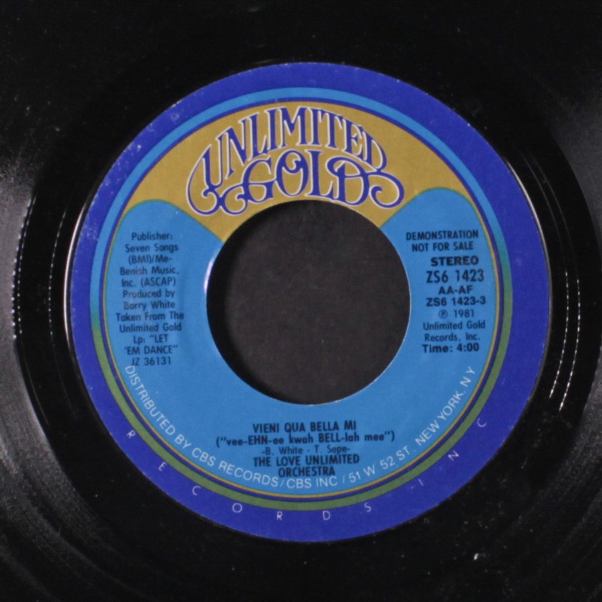 vieni qua bella mi / same by LOVE UNLIMITED ORCHESTRA