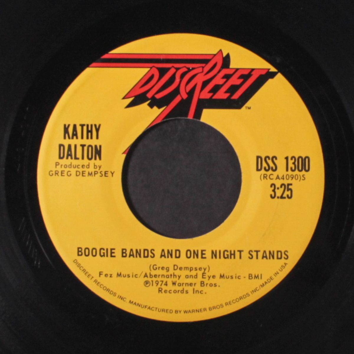 pour your wine all over me / boogie band and one night stands by KATHY DALTON