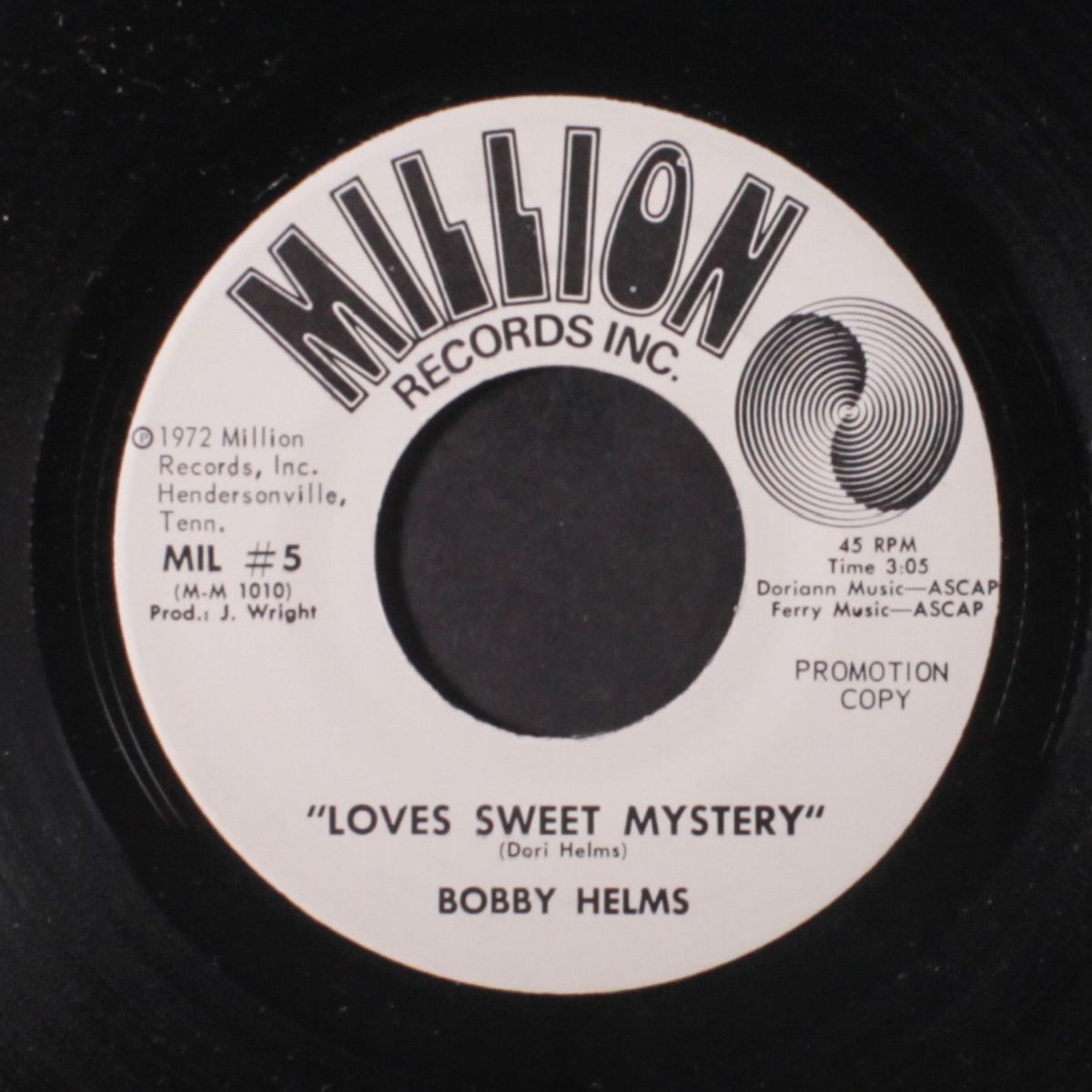 it's the little things / loves sweet mystery by BOBBY HELMS