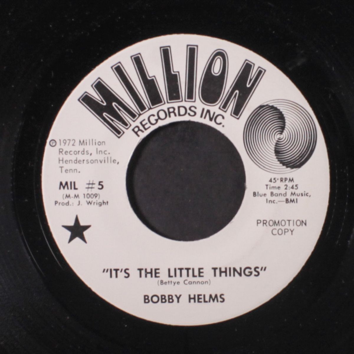 it's the little things / loves sweet mystery by BOBBY HELMS