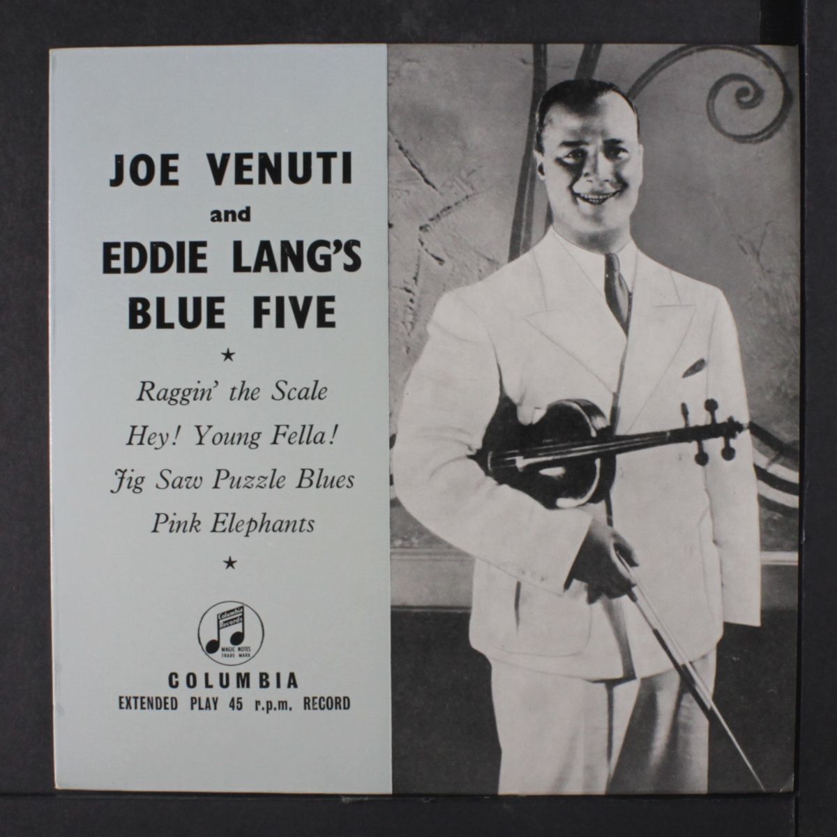 Raggin' The Scale + 3 by JOE VENUTI & EDDIE LANG'S BLUE FIVE | RBM