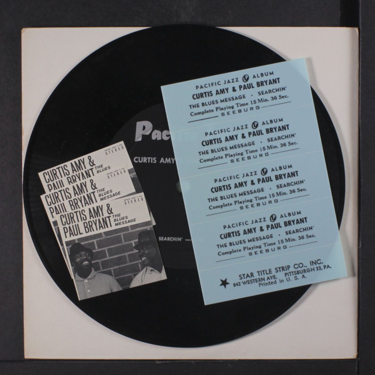the blues message by CURTIS AMY & PAUL BRYANT