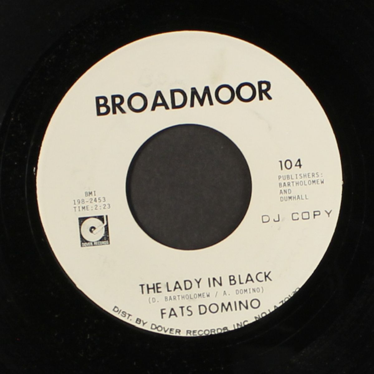 the lady in black / work my way up steady by FATS DOMINO