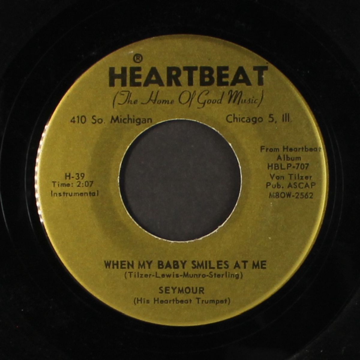 my melancholy baby / when my baby smiles at me by SEYMOUR