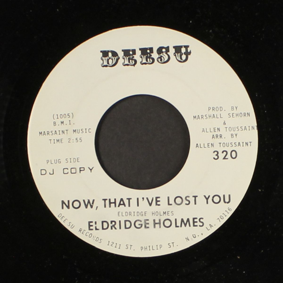 now that i've lost you / where is love by ELDRIDGE HOLMES