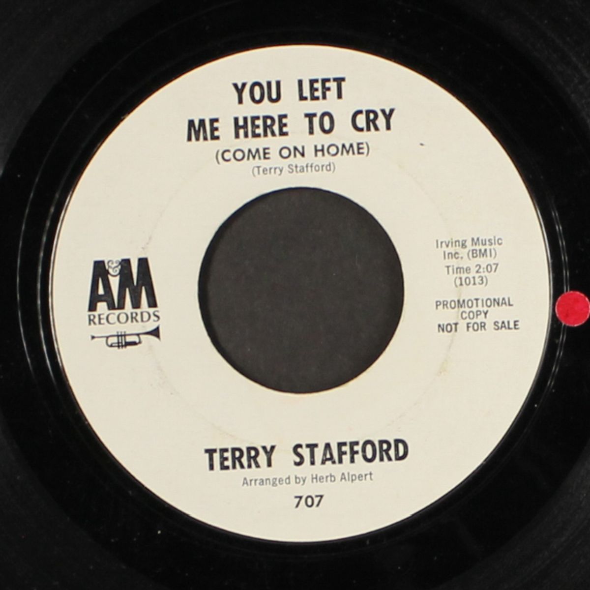 heartache on the way / you left me here to cry by TERRY STAFFORD