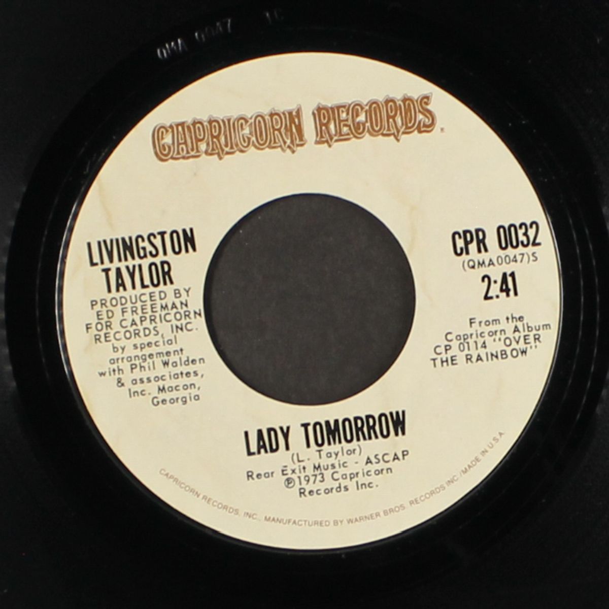 somewhere over the rainbow / lady tomorrow by LIVINGSTON TAYLOR