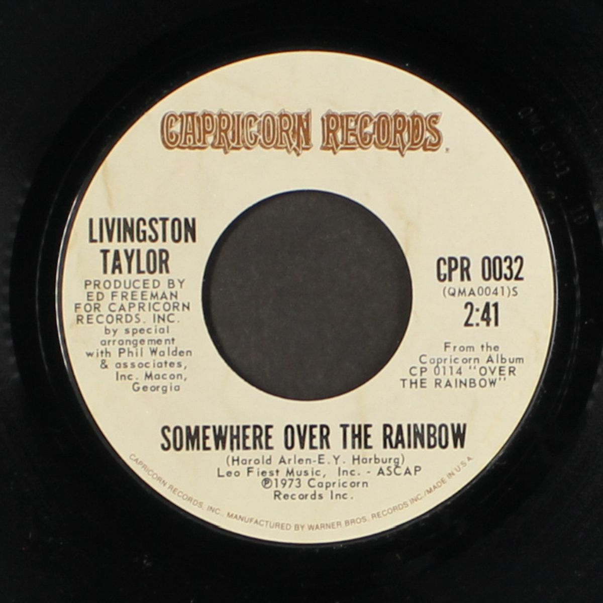 somewhere over the rainbow / lady tomorrow by LIVINGSTON TAYLOR