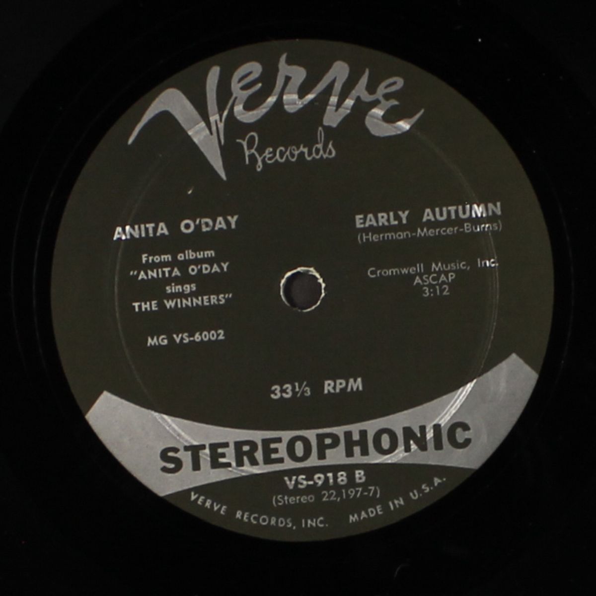 four / early autumn by ANITA O'DAY