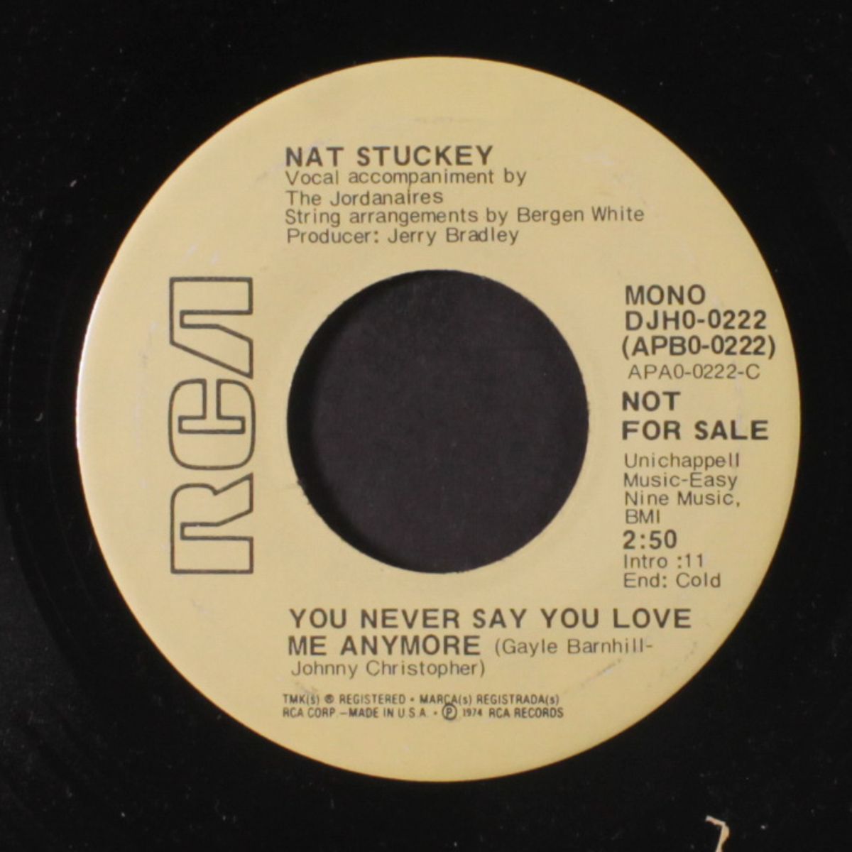 you never say you love me anymore / mono by NAT STUCKEY