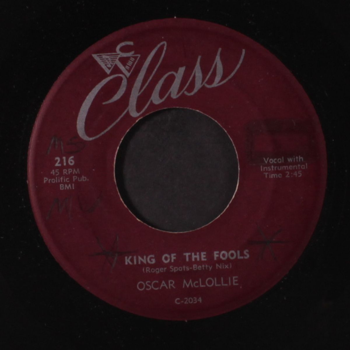 king of the fools by OSCAR MCLOLLIE