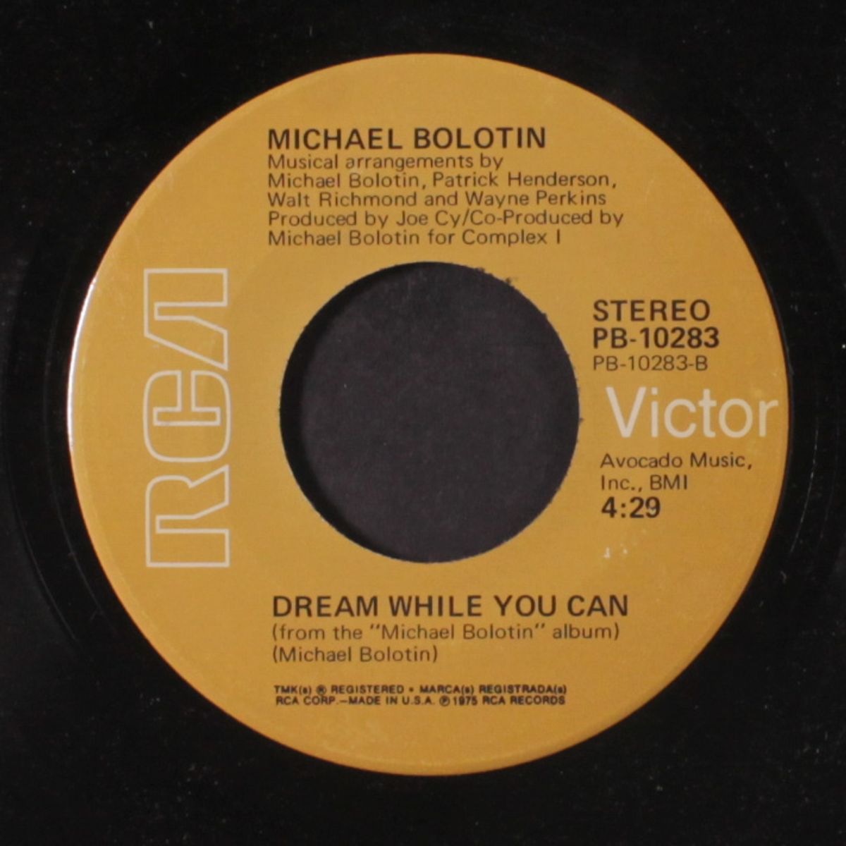 your love / dream while you can by MICHAEL BOLOTIN