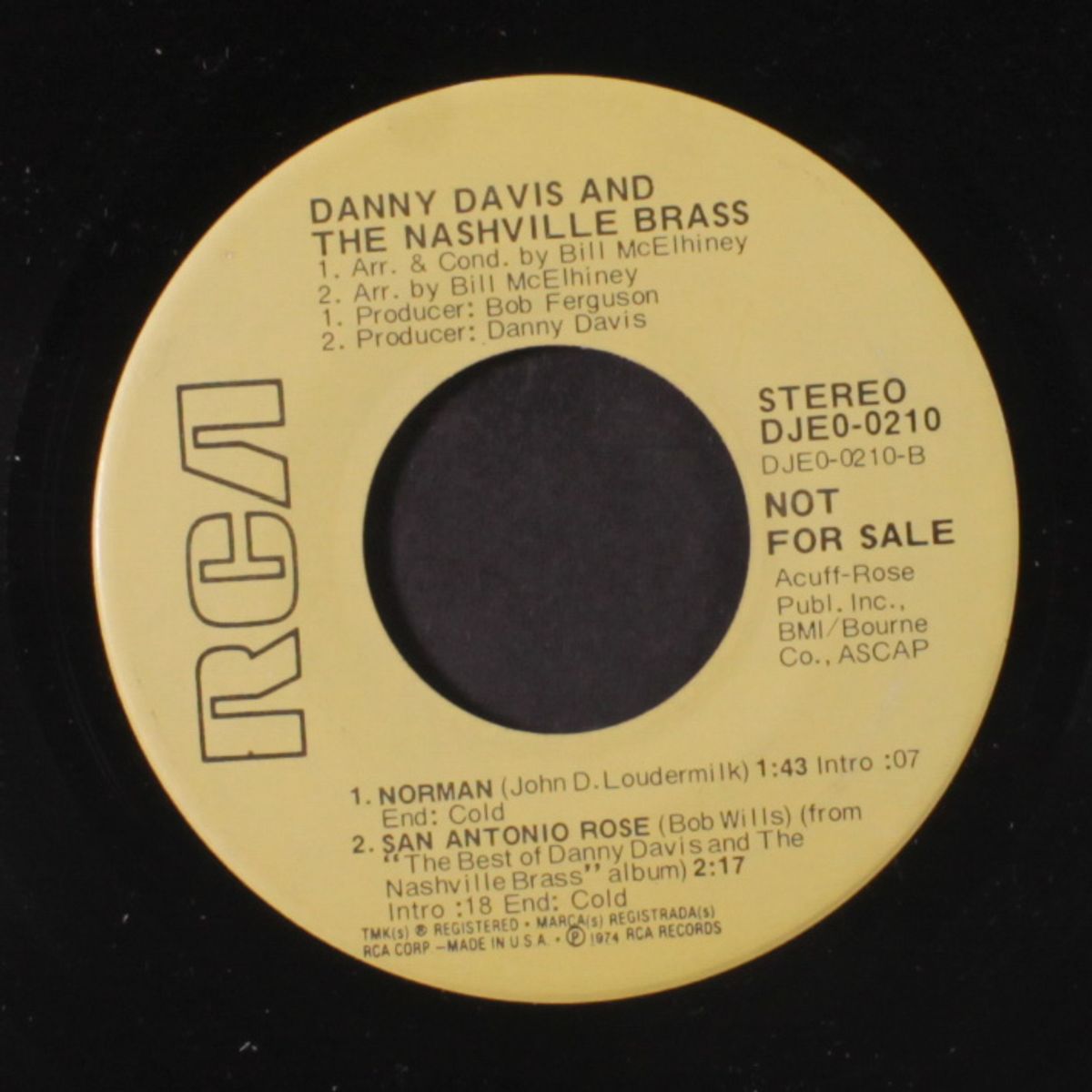 norman + 3 by DANNY DAVIS & NASHVILLE BRASS