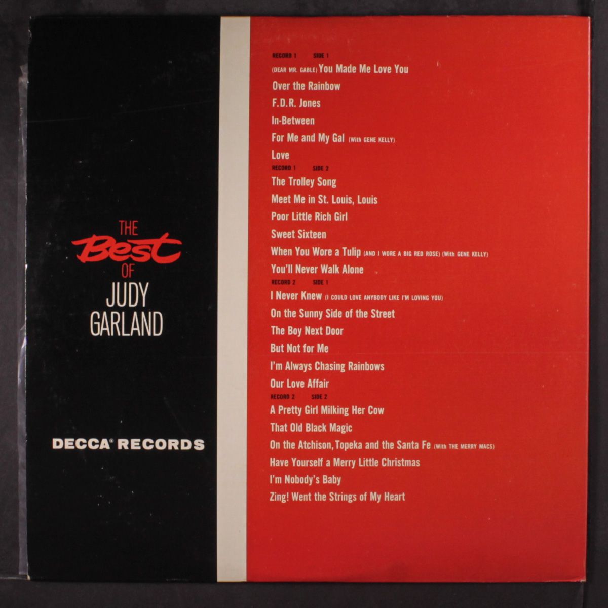 best of by JUDY GARLAND