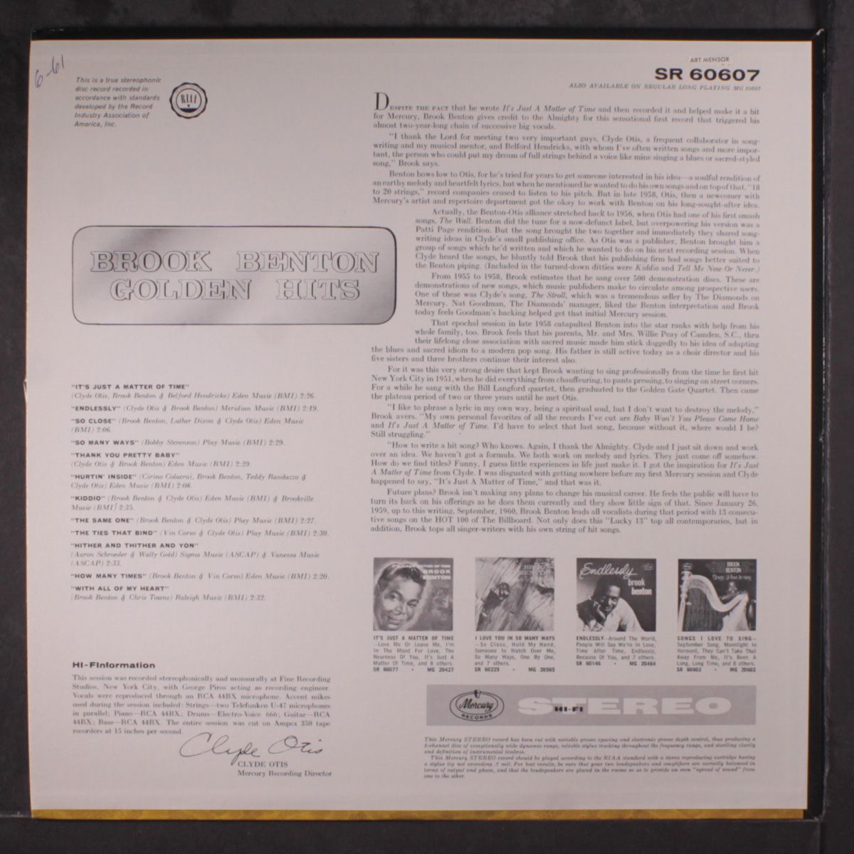 golden hits by BROOK BENTON