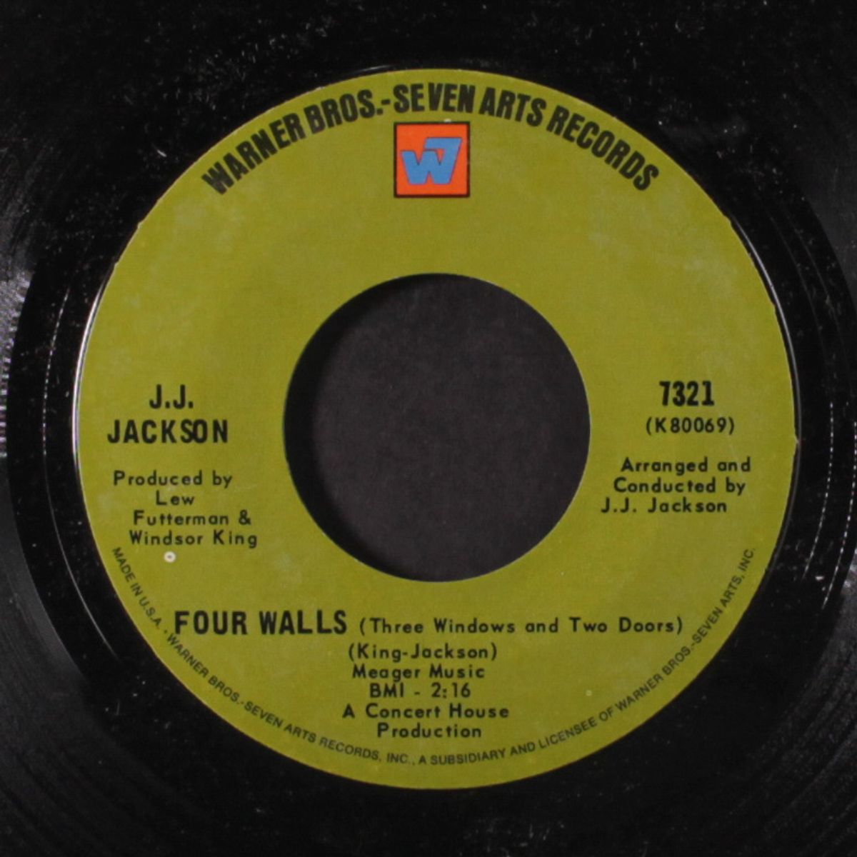 four walls / that ain't right by J.J. JACKSON