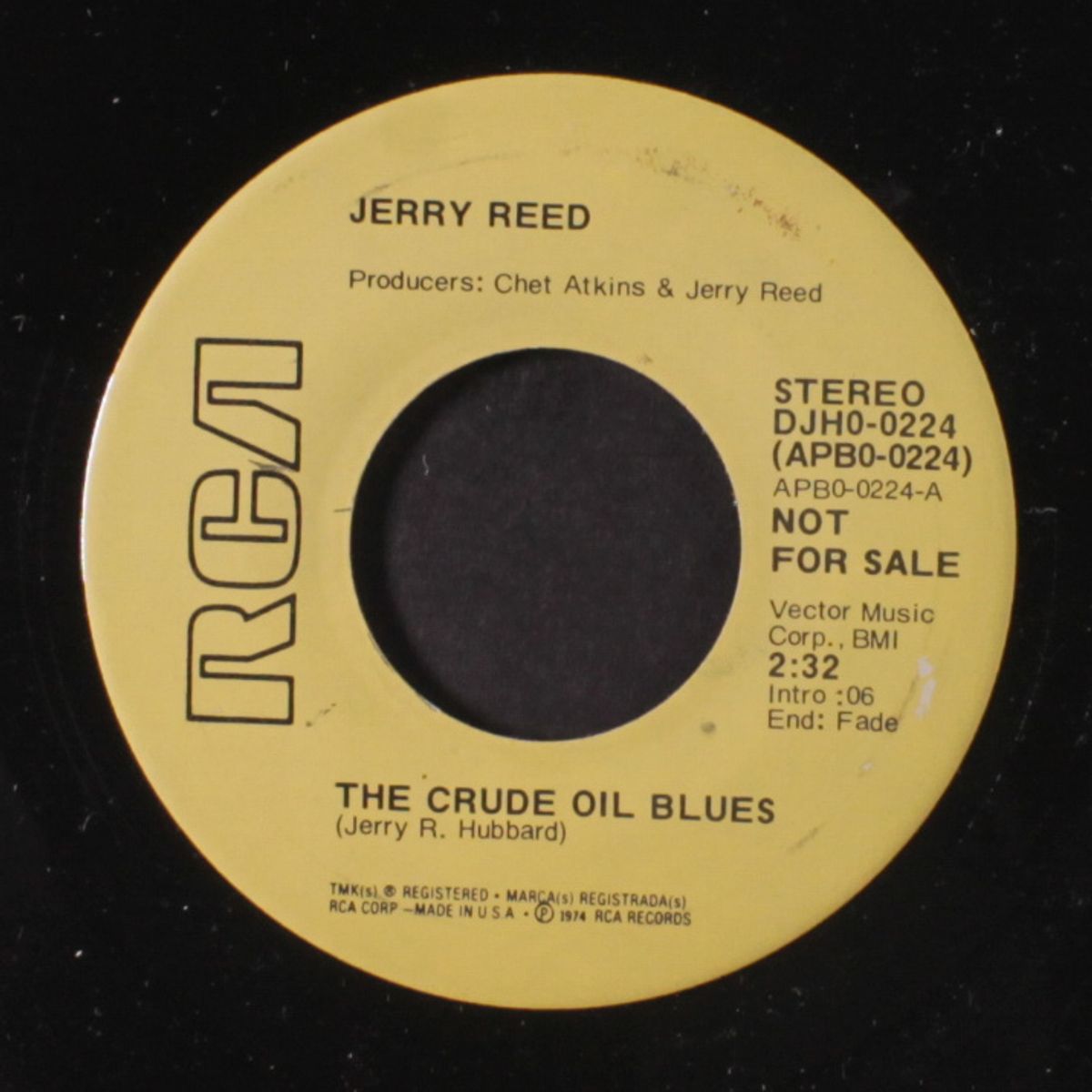 the crude oil blues / mono by JERRY REED
